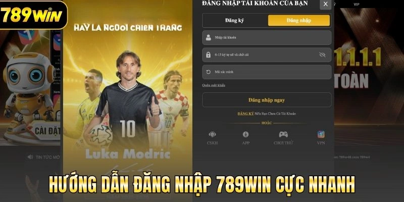 Hướng dẫn đăng nhập 789Win cực nhanh
